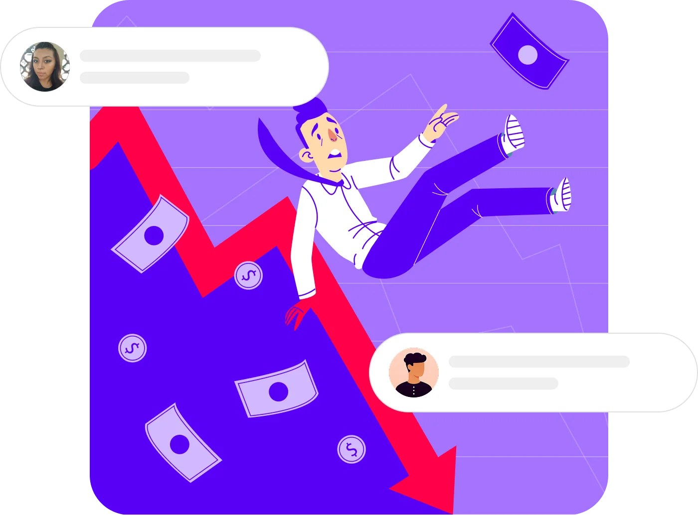 Ilustración del problema de acceso a financiamiento